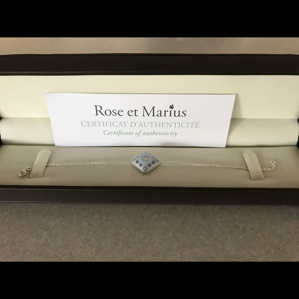 Authentic Rose et Marius Porcelain Tile Bracelet - Picture 5 of 8